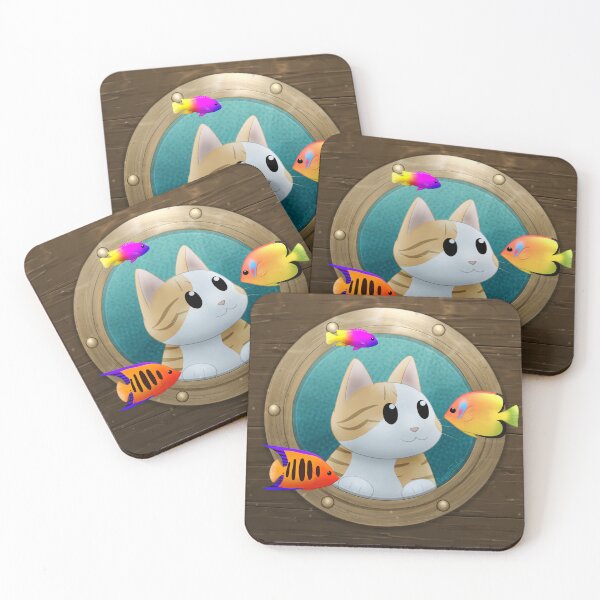 Item preview, Porthole Cat designed and sold by PineappleTeaCat.
