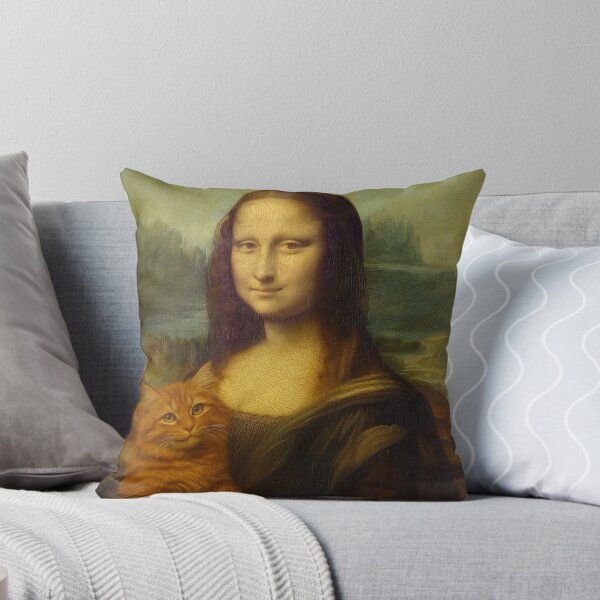 Item preview, Mona Lisa with orange cat designed and sold by Prime_Store.