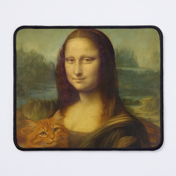 Item preview, Mona Lisa with orange cat designed and sold by Prime_Store.