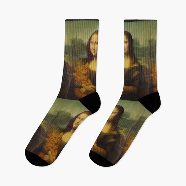 Item preview, Mona Lisa with orange cat designed and sold by Prime_Store.