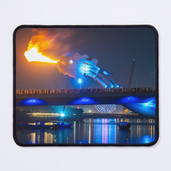 Item preview, The Dragon Bridge Fire show in Da Nang, Vietnam designed and sold by WorldScenery.