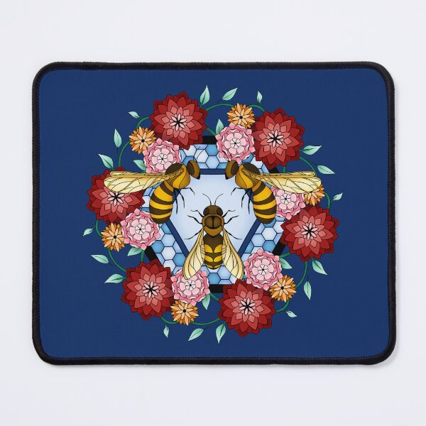 Item preview, Bees - Symmetrical Insect Drawing designed and sold by Soelly.