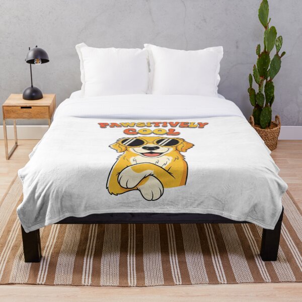 Item preview, Pawsitively Cool Golden Retriever with Sunglasses designed and sold by Rendered-Wear.