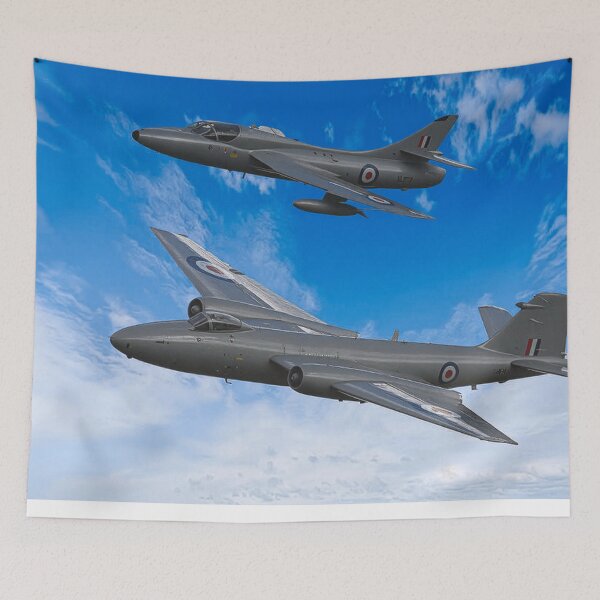 Item preview, Midair Squadron Canberra PR9 and HunterT7 designed and sold by Skyframe Aviation.