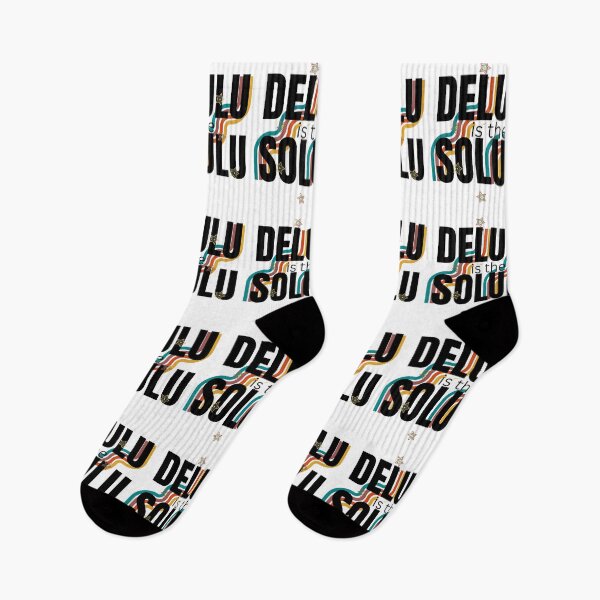Item preview, DELULU IS THE SOLULU Design Pin, Sticker, Magnet, etc. designed and sold by eggface.sandwich.