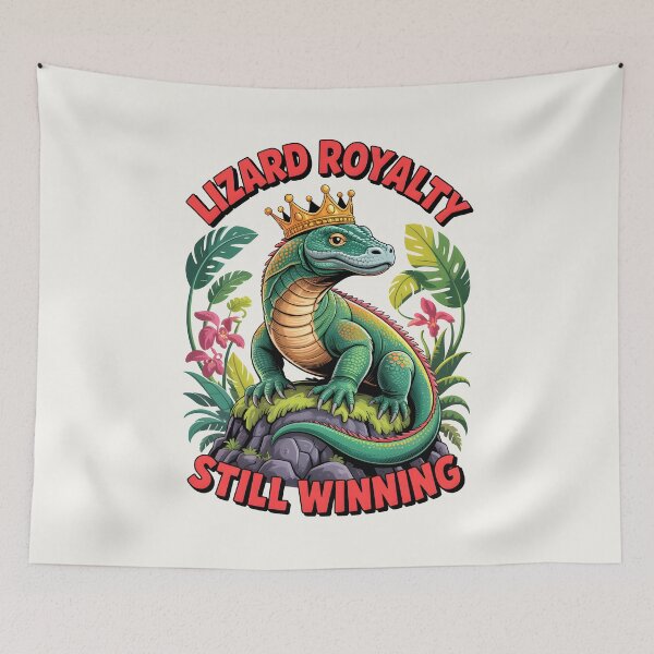 Item preview, Lizard Royalty – Komodo Dragon King designed and sold by Place-Heritages.