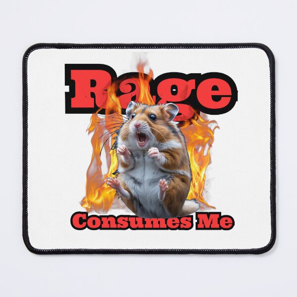 Item preview, Rage consumes me hamster designed and sold by NWohiographics.