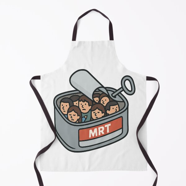 Item preview, Singapore MRT Sardine Squad – Asia Cityscape Subway Humor designed and sold by Globalcitytees.