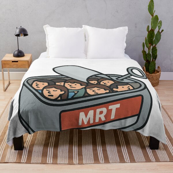Item preview, Singapore MRT Sardine Squad – Asia Cityscape Subway Humor designed and sold by Globalcitytees.