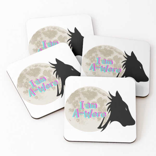 Item preview, Werewolf Inspired Meme Sticker, Pin, Magnet, etc. designed and sold by eggface.sandwich.