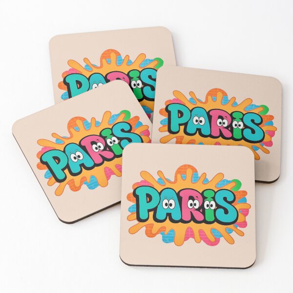 Item preview, Paris Graffiti Splash - Fun & Colorful designed and sold by Myra365Art.