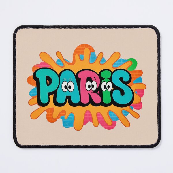 Item preview, Paris Graffiti Splash - Fun & Colorful designed and sold by Myra365Art.