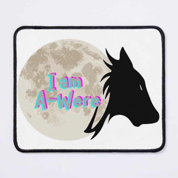 Item preview, Werewolf Inspired Meme Sticker, Pin, Magnet, etc. designed and sold by eggface.sandwich.