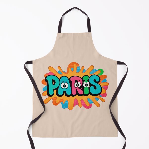 Item preview, Paris Graffiti Splash - Fun & Colorful designed and sold by Myra365Art.