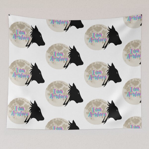 Item preview, Werewolf Inspired Meme Sticker, Pin, Magnet, etc. designed and sold by eggface.sandwich.