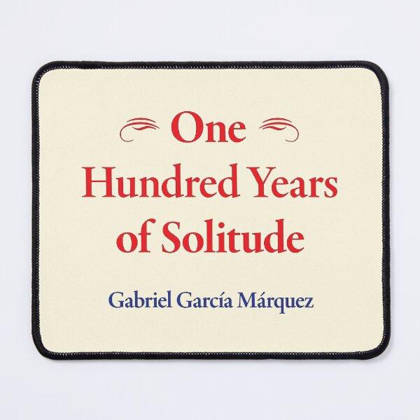 Item preview, Gabriel García Márquez, One Hundred Years of Solitude, Classic Literature designed and sold by CharlottePlaceArt.