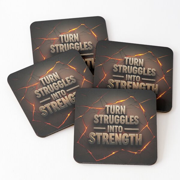 Item preview, Turn Struggles into Strength Motivation designed and sold by PrintBreeze.