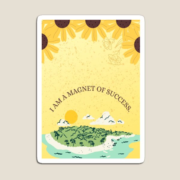 Aperçu de l'œuvre Je suis un aimant de réussite créée et vendue par RSUS.