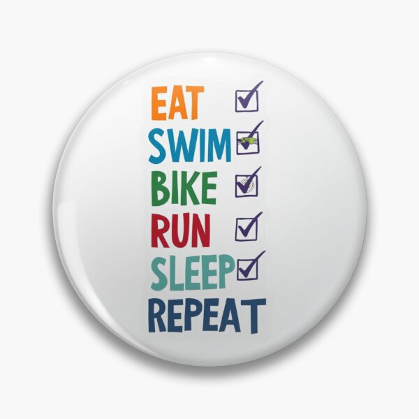 Item preview,  Eat, Swim, Bike, Run, Sleep, Repeat – Triathlon Lifestyle Design designed and sold by Triathlongram.