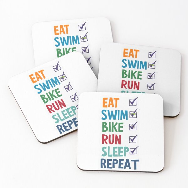 Item preview,  Eat, Swim, Bike, Run, Sleep, Repeat – Triathlon Lifestyle Design designed and sold by Triathlongram.