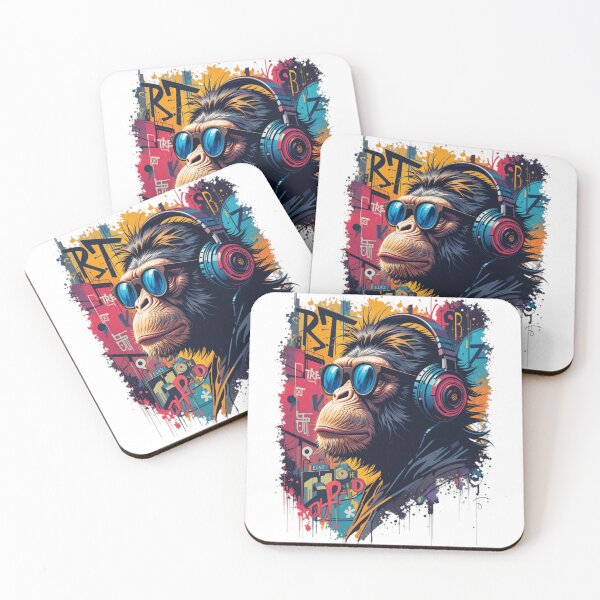 Item preview, Monkey Headphones  designed and sold by DigitalArtTK.