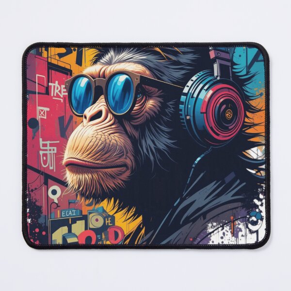 Item preview, Monkey Headphones  designed and sold by DigitalArtTK.