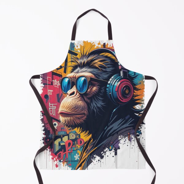 Item preview, Monkey Headphones  designed and sold by DigitalArtTK.