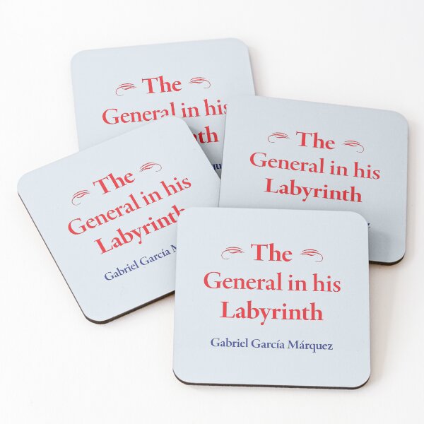 Item preview, Gabriel García Márquez, The General in his Labyrinth, Classic Literature designed and sold by CharlottePlaceArt.