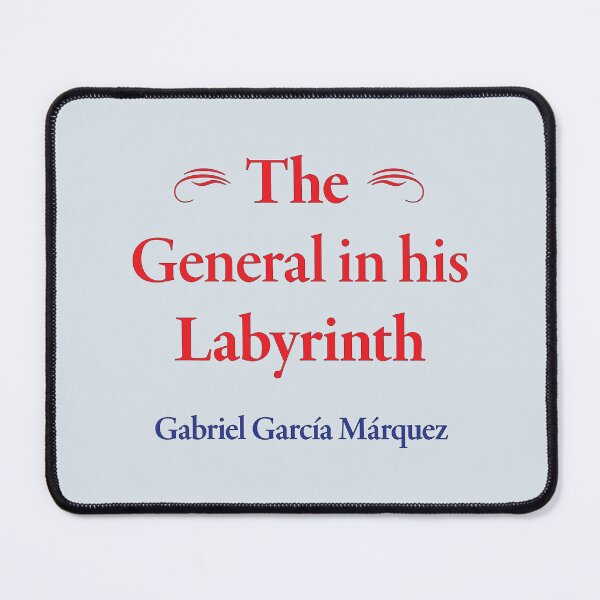 Item preview, Gabriel García Márquez, The General in his Labyrinth, Classic Literature designed and sold by CharlottePlaceArt.