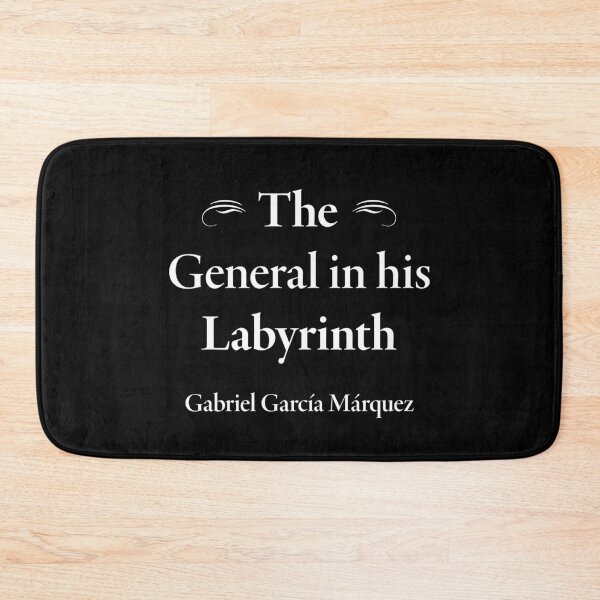 Item preview, Gabriel García Márquez, The General in his Labyrinth, Classic Literature designed and sold by CharlottePlaceArt.