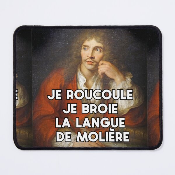 Item preview, "I coo, I grind the language of Molière" - Meme Legends series designed and sold by MarieBlly.