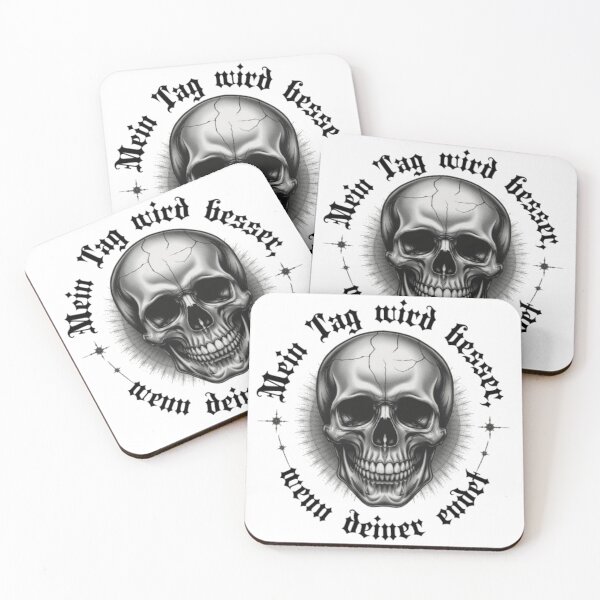 Item preview, Grinning Skull Tattoo – My day gets better when yours ends designed and sold by Designs-By-LJ.