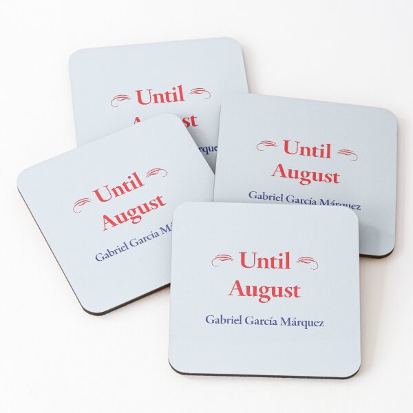 Item preview, Gabriel García Márquez, Until August, Classic Literature designed and sold by CharlottePlaceArt.