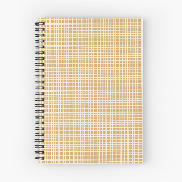 Item preview, Mid Century Modern Minimalist Woven Line Fine Weave Pattern in Muted Mustard Gold designed and sold by kierkegaard.