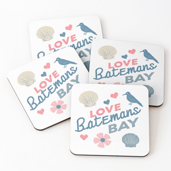 Item preview, Love Batemans Bay – Seashell & Pelican  designed and sold by PamLeeDesign.