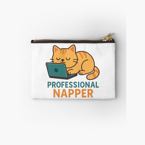 Item preview, Professional Napper Cat – Funny Minimal Design designed and sold by Sara Raad.