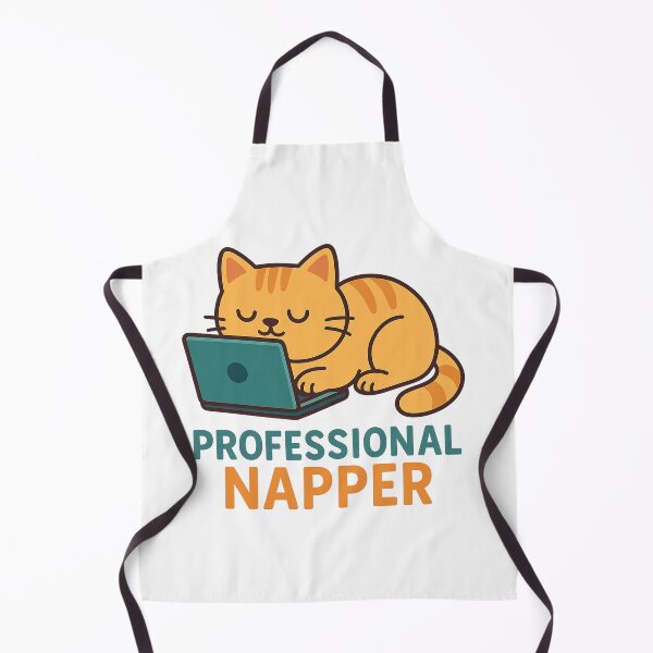 Item preview, Professional Napper Cat – Funny Minimal Design designed and sold by Sara Raad.