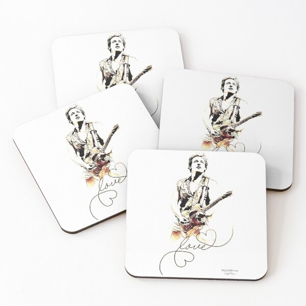 Item preview, Bruce Springsteen and Love  Tribute  WallsOfFameAust Digital  Fanart designed and sold by WallsOfFameAust.