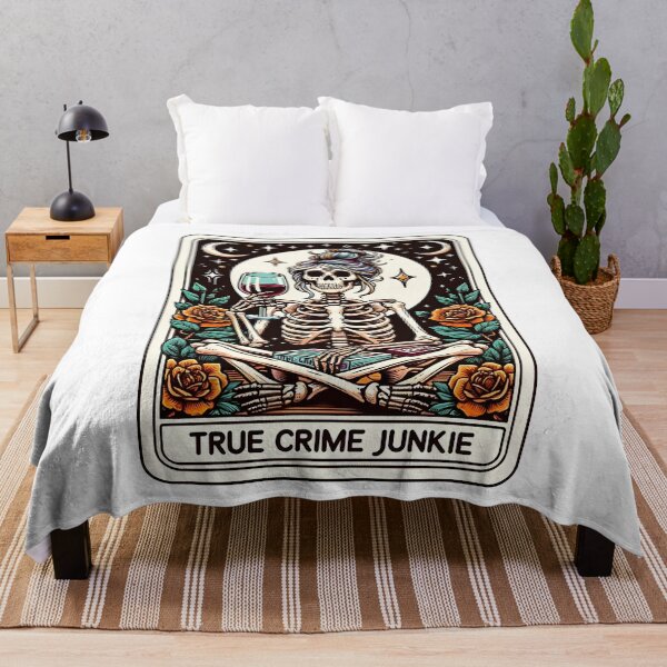 Item preview, True Crime Junkie, Sarcastic Graphic designed and sold by Mohammadirwin.