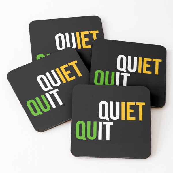 Item preview, Quiet Quit Minimalist Typography | Modern Workplace Humor Trend 2025 designed and sold by artworkathome.