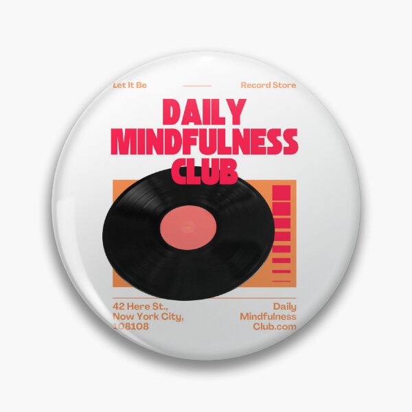 Item preview, Daily Mindfulness Club Records designed and sold by ArtbyShamash.