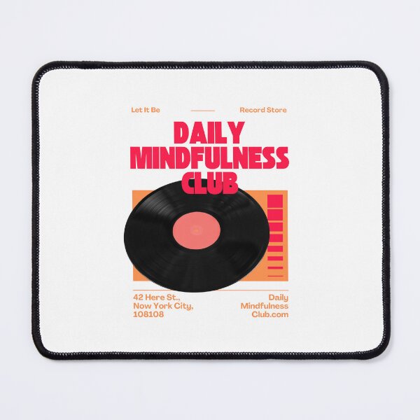Item preview, Daily Mindfulness Club Records designed and sold by ArtbyShamash.