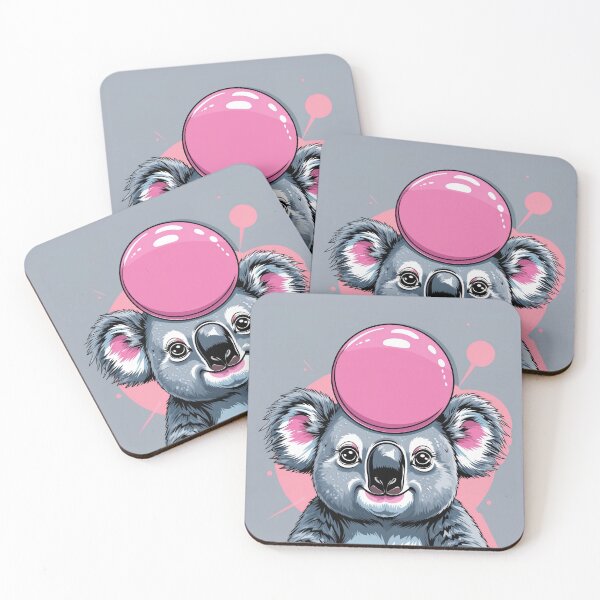 Item preview, Koala with Bubblegum Face designed and sold by 0606PM.
