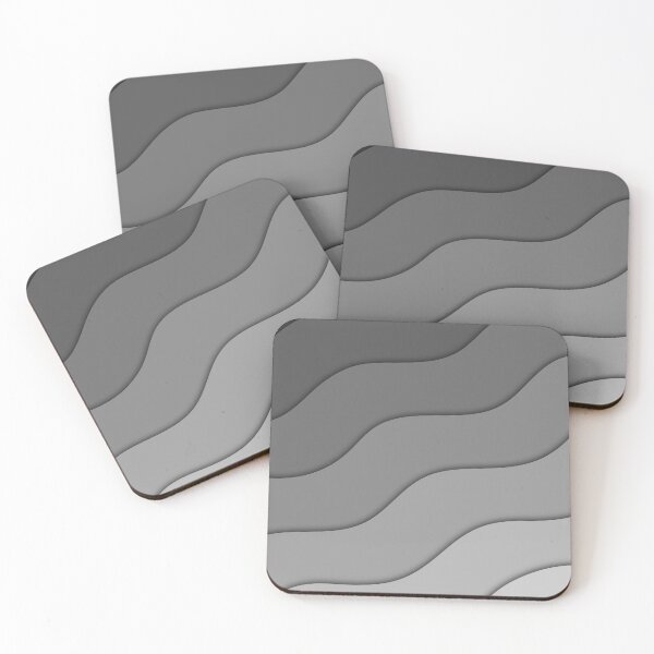 Item preview, Gray Neutrals Abstract Wave Pattern designed and sold by LOVE, AMY.