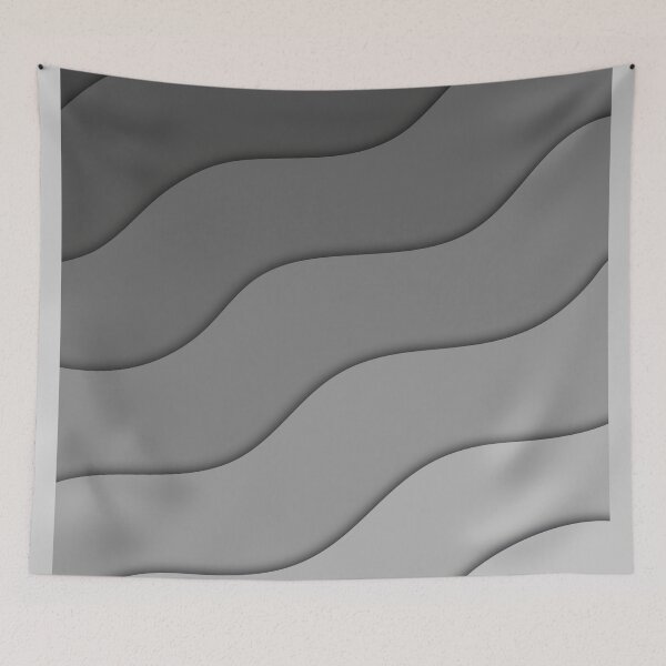 Item preview, Gray Neutrals Abstract Wave Pattern designed and sold by LOVE, AMY.
