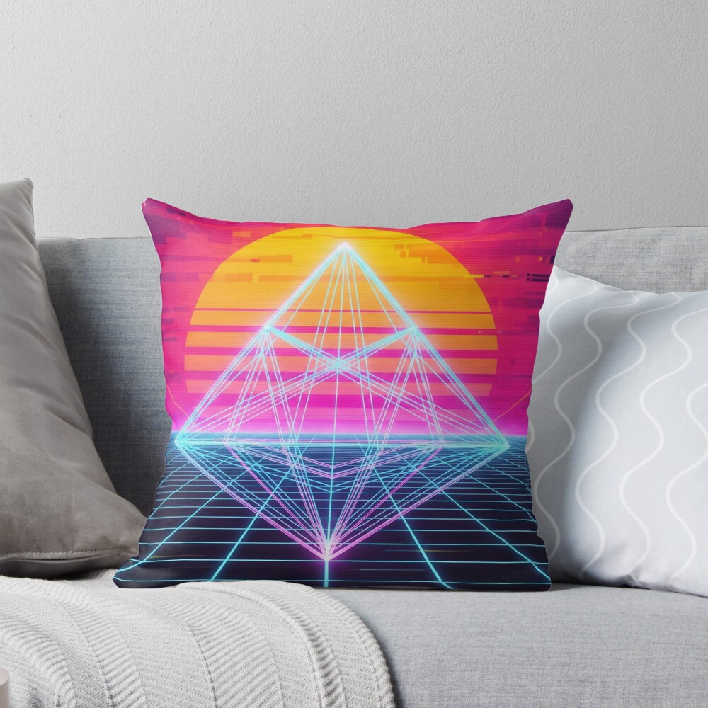 Item preview, Throw Pillow designed and sold by Rendered-Wear.