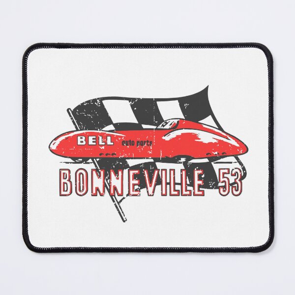 Item preview, 1953 Bonneville Speed Week - aged, worn, salt distressed print designed and sold by retropetrol.