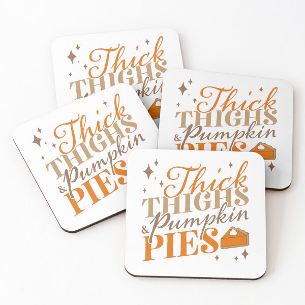 Item preview, Thick Thighs And Pumpkin Pies, Thanksgiving, Funny Thanksgiving Shirt, Women's Thanksgiving Shirt designed and sold by OctonoteStudio.