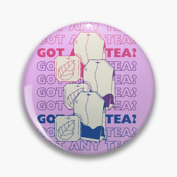 Item preview, GOT ANY TEA? Bisexual Teabag subtle design (sticker, magnet, print, etc.) designed and sold by eggface.sandwich.