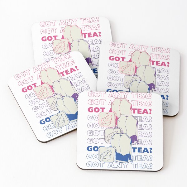 Item preview, GOT ANY TEA? Bisexual Teabag subtle design (sticker, magnet, print, etc.) designed and sold by eggface.sandwich.